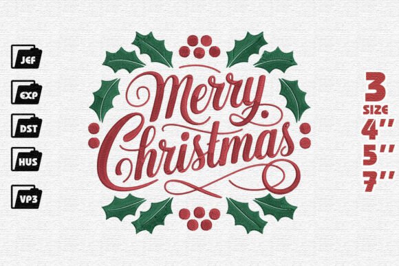 Elegant Merry Christmas Holly Wreath Review