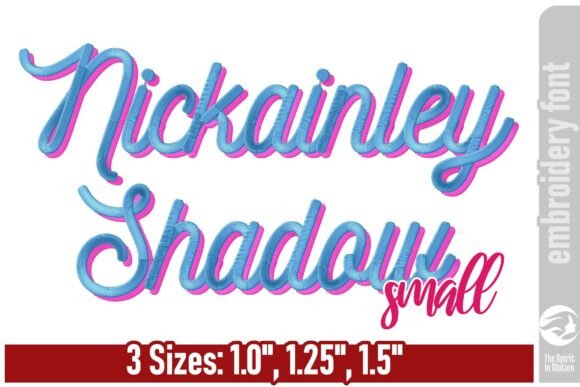 Nickainley Shadow Font Review for Merch