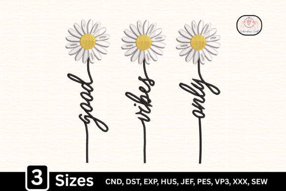 Review: Daisy Floral Quote Good Vibes Only Design