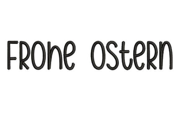 Review: Frohe Ostern German Lettering 4 Sizes