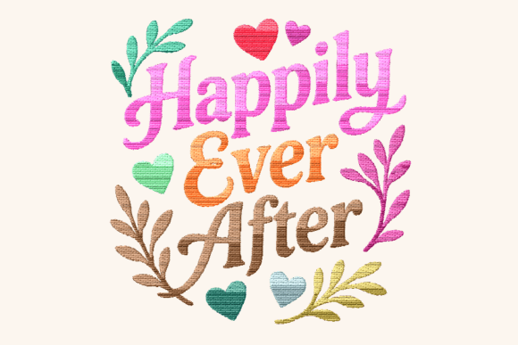 Review: Happily Ever After Lettering for Wedding Embroidery