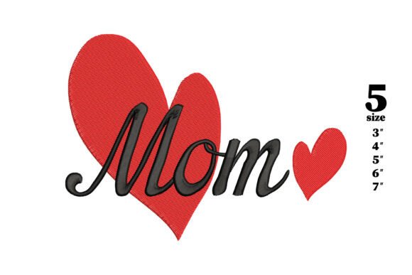 Reviewing the Mom Heart Embroidery Design